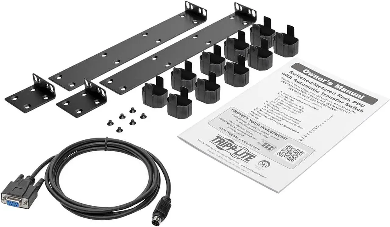 Alt view image 6 of 7 - Tripp Lite PDU ATS / Monitored 120V 1.92kW 20A 16 5-15/20R Dual L5-20P 1URM