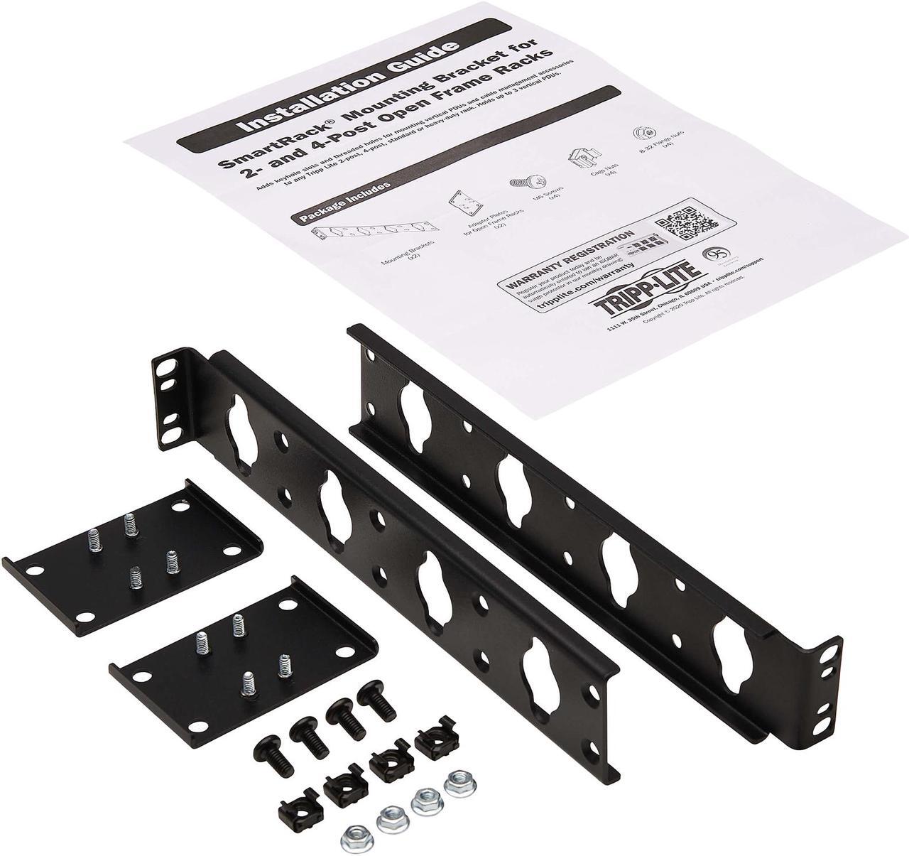 Alt view image 5 of 5 - Tripp Lite SRPDU4PHDBRKT Vertical PDU Installation Bracket for Server Racks