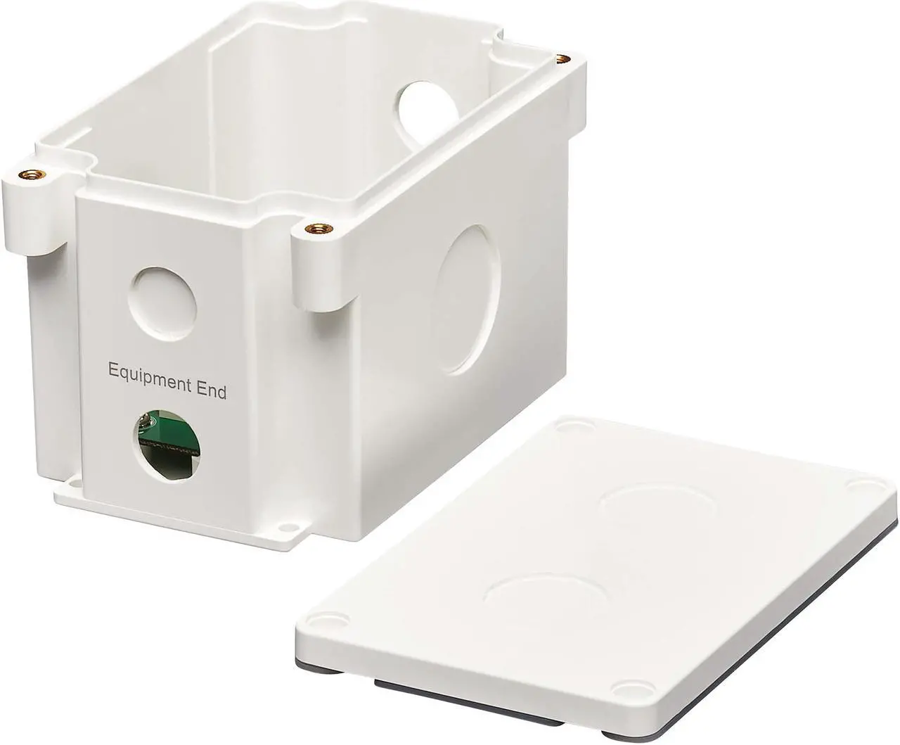 Alt view image 7 of 8 - TRIPP LITE B110-SP-CAT-OD2 Outdoor In-Line PoE Surge Protector Cat5e/6 110 Punch Down IP68