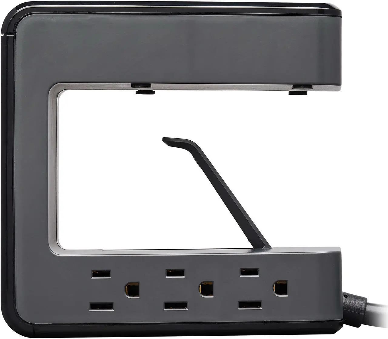 Alt view image 7 of 8 - TRIPP LITE Safe-IT Clamp Surge Protector 6Outlet 5-15R 3 USB Ports 8ft Cord
