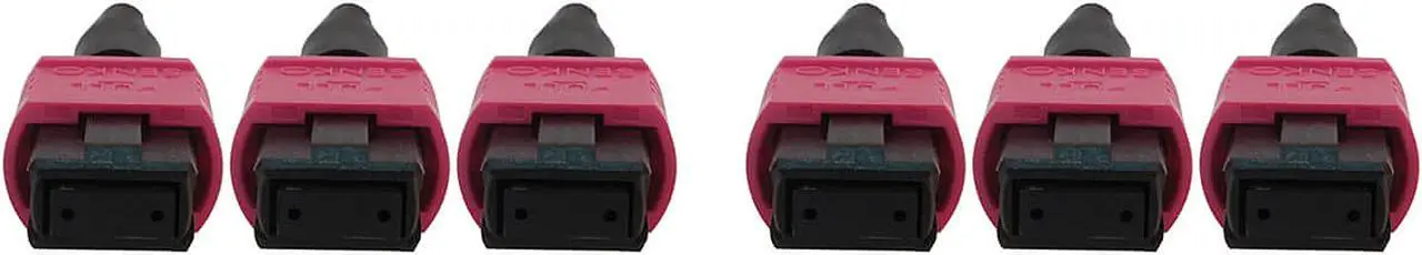 Alt view image 3 of 4 - Tripp Lite Multimode Fiber Optic Cable, 50/125 OM4 MTP/MPO (3xF/3xF), 24-Strand, 40/100/400GbE, LSZH Jacket, Magenta, 10 Meters / 32.8 Feet (N858B-10M-3X8MG)