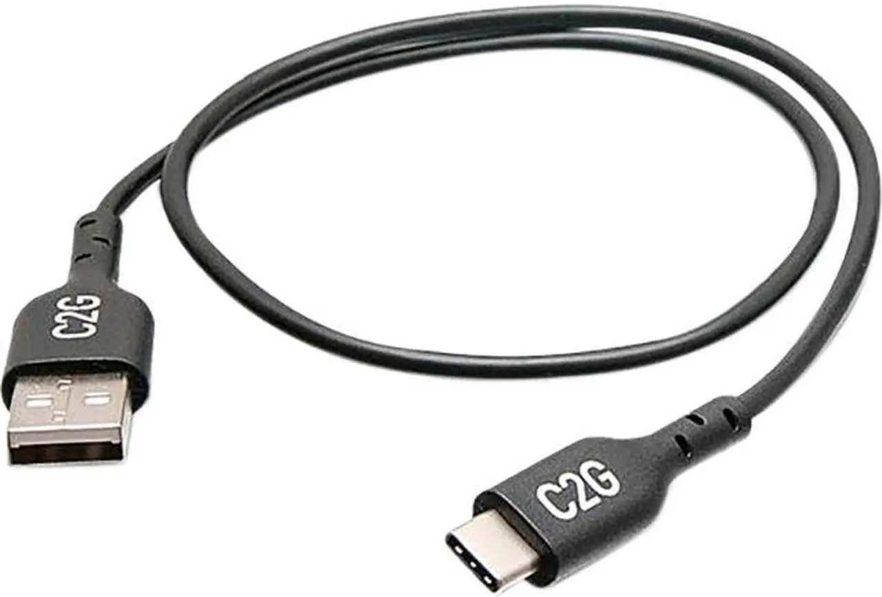 Main image of C2G 1.5ft USB C to USB A Adapter Cable - USB 2.0 - 480Mbps - M/M
