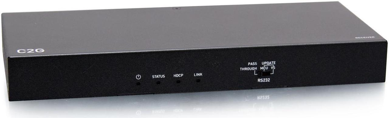 Alt view image 4 of 7 - C2G C2G31011 HDMI HDBaseT + USB-C, 3.5mm, and USB-B to A over Cat Extender Wall Plate Transmitter to Box Receiver - 4K 60Hz