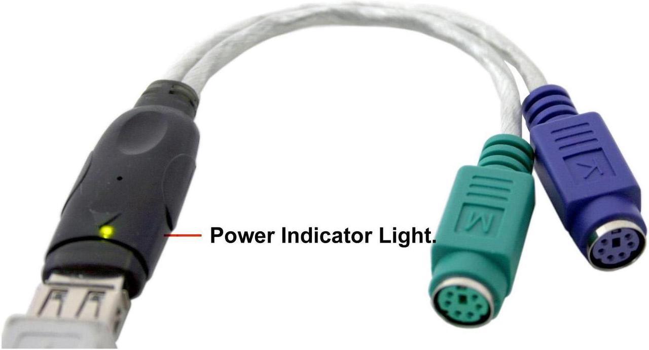Alt view image 2 of 3 - BYTECC BT-2000 USB (Male) to PS2 (Female) Adapter