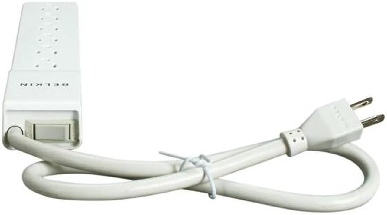 Alt view image 5 of 4 - BELKIN BE106000-2.5 2.5 feet 6 Outlets 555 joule Home/Office Surge Protector