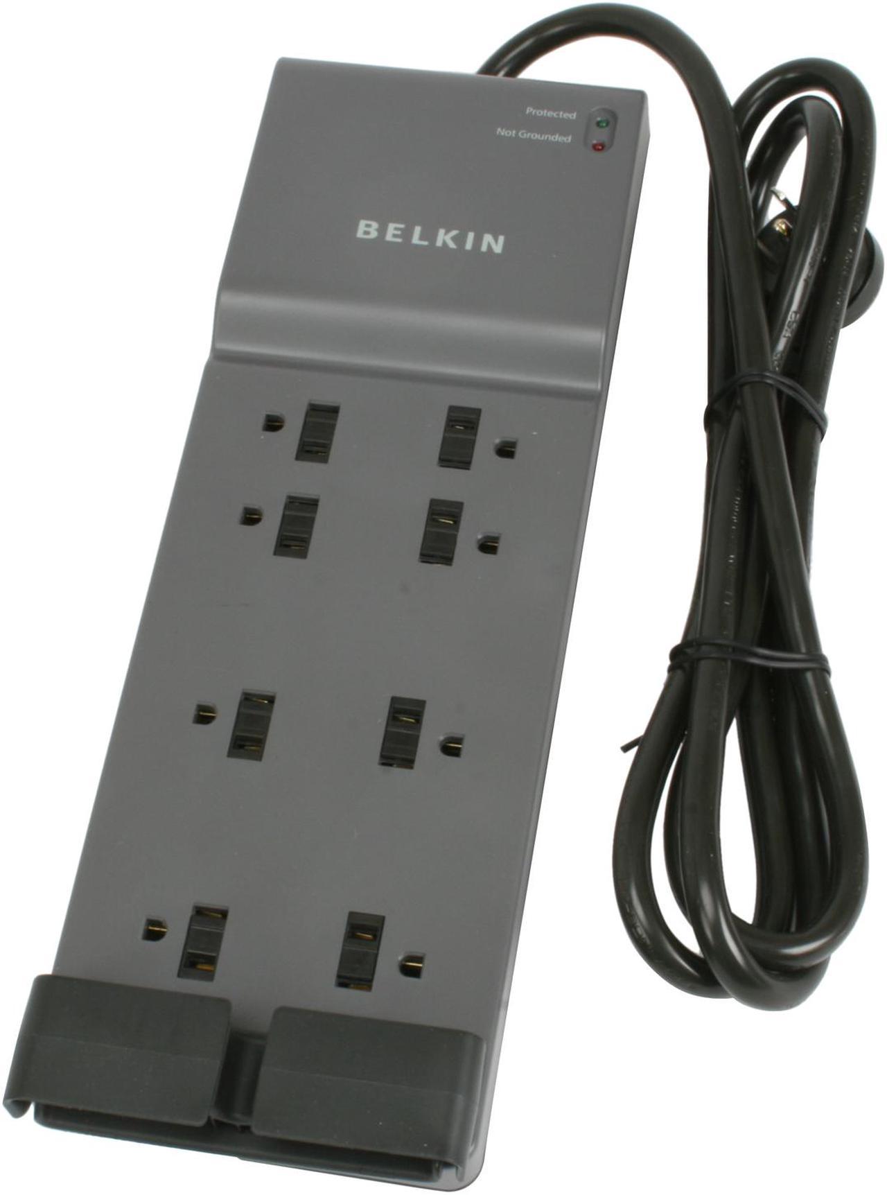 BELKIN BE108200-06 6 Feet 8 Outlets 3390 Joules Surge Protector