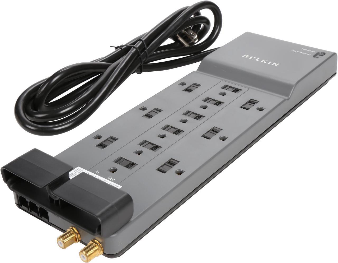 BELKIN BE112234-08 8 Feet 12 Outlets 3960 Joules Surge Suppressor