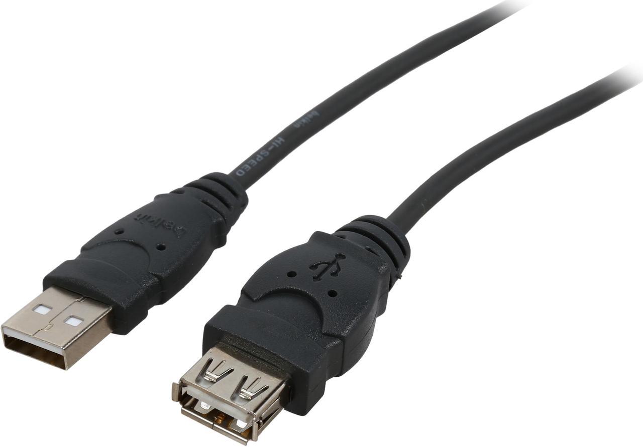 Belkin F3U134B06 Black USB Extension Cable