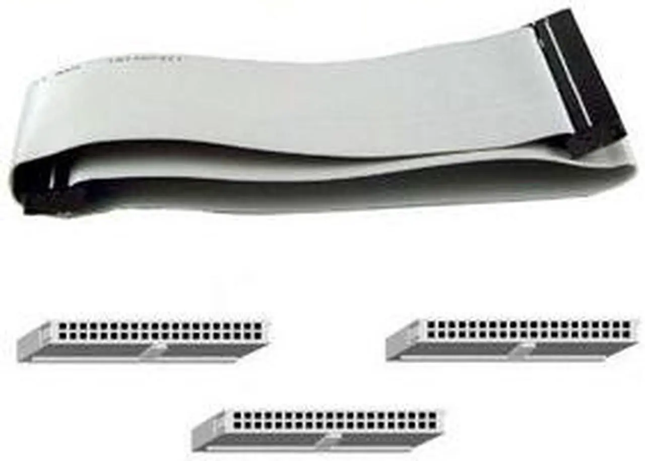 Alt view image 2 of 2 - Belkin Model F3G523-19INCH 19" Internal IDE Dual Hard Drive Ribbon Cable
