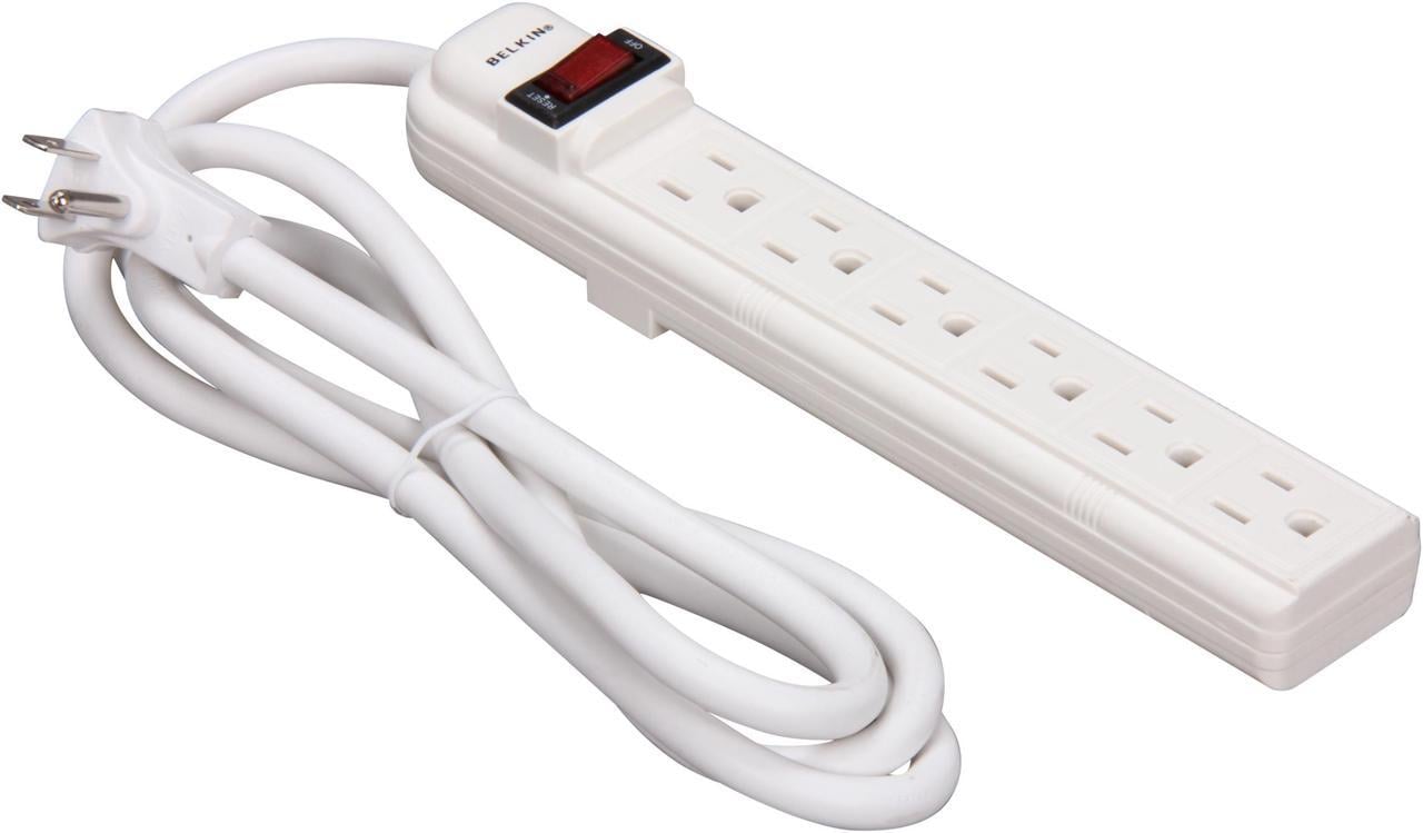 BELKIN F9P609-05R-DP 6 Outlets Power Console 5 ft. Cord Length