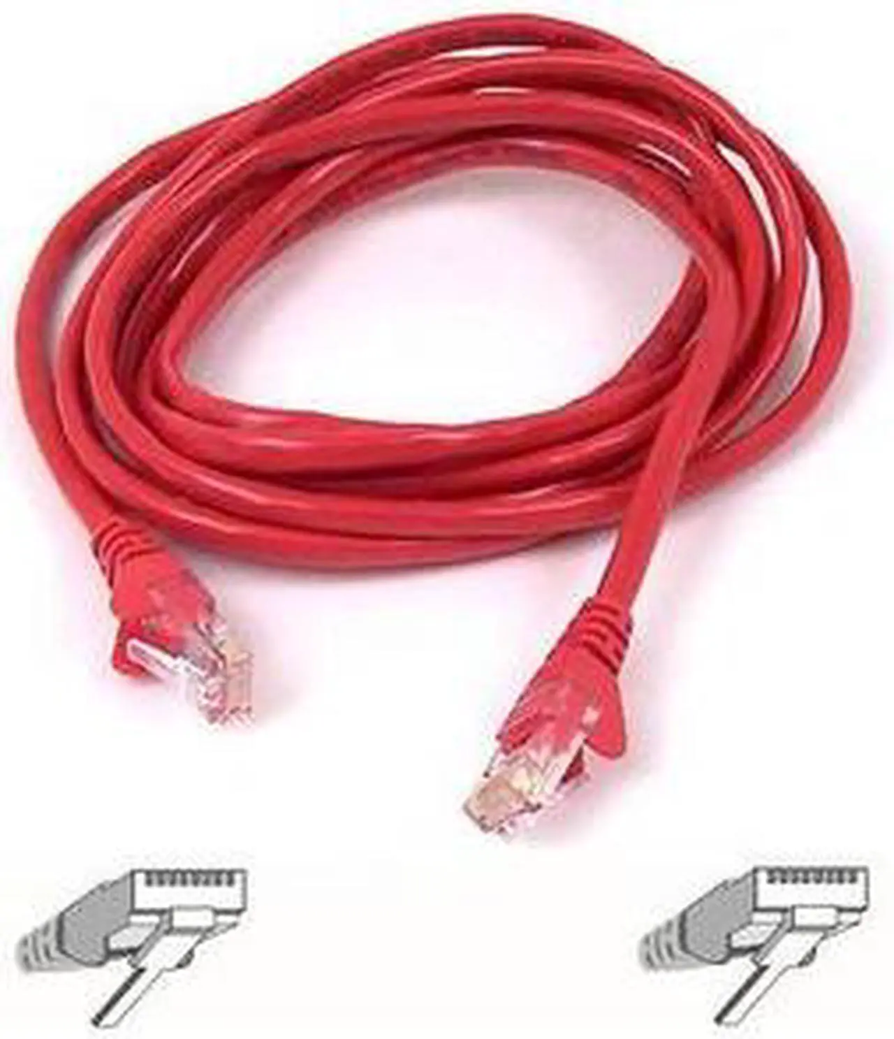 Main image of Belkin A3L791-15-RED-S 15 ft. Cat 5E Red Cat5e Patch Cable
