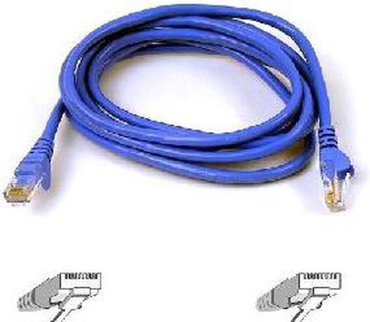 Main image of Belkin A3L980-09-BLU-S 9 ft. Cat 6 Blue UTP RJ45M/RJ45M Snagless Patch Cable