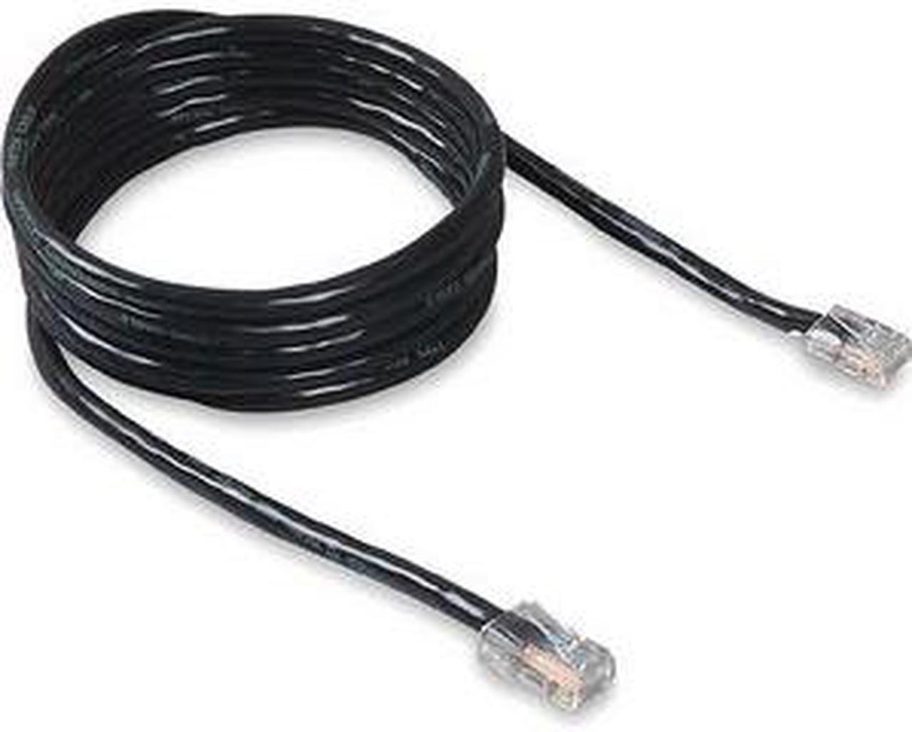 Main image of Belkin A3L781-07-BLK 7 ft. Cat 5E Black RJ45M/RJ45M Snagless Patch Cable