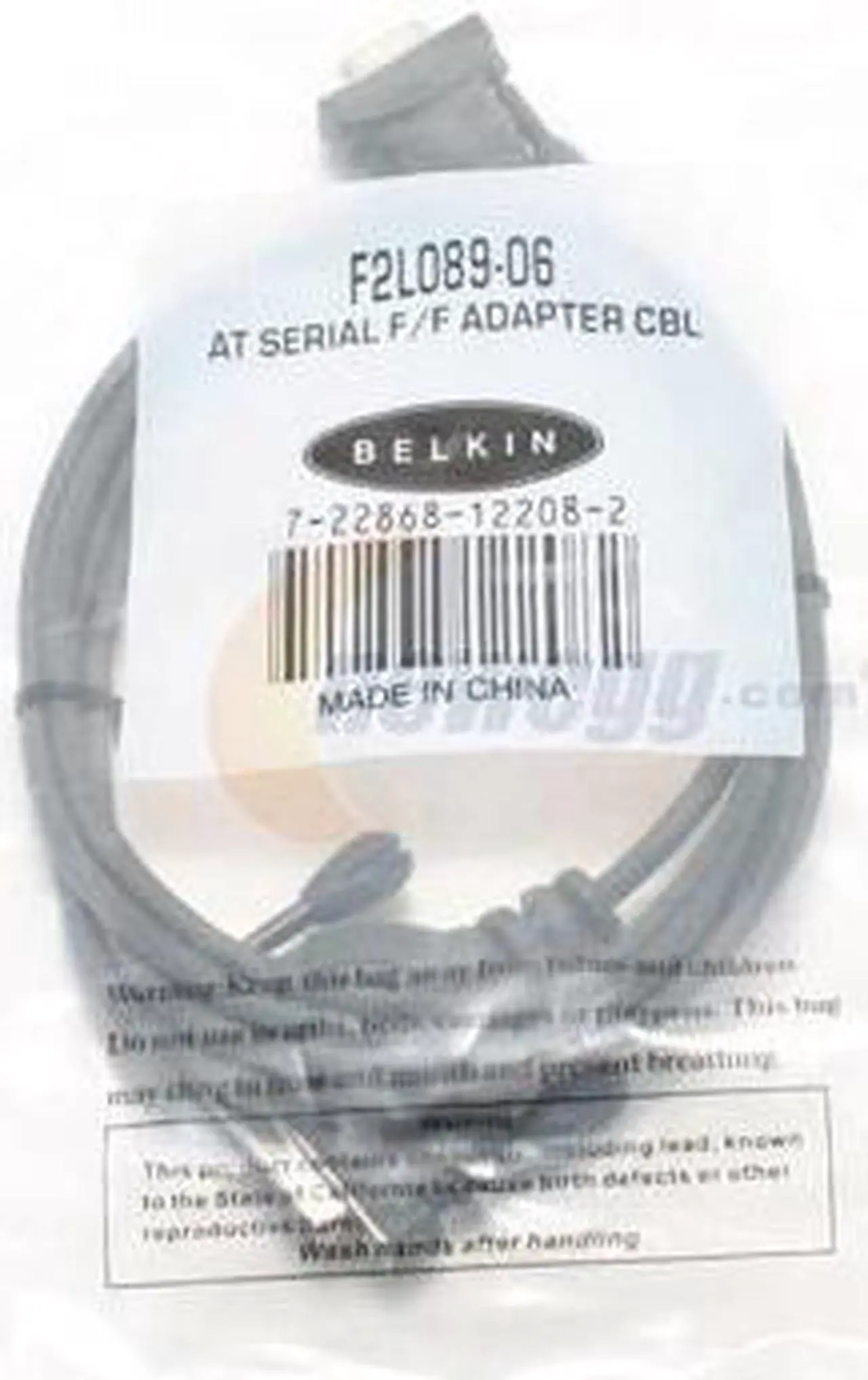 Alt view image 3 of 3 - BELKIN F2L089-06 AT Serial Adapter