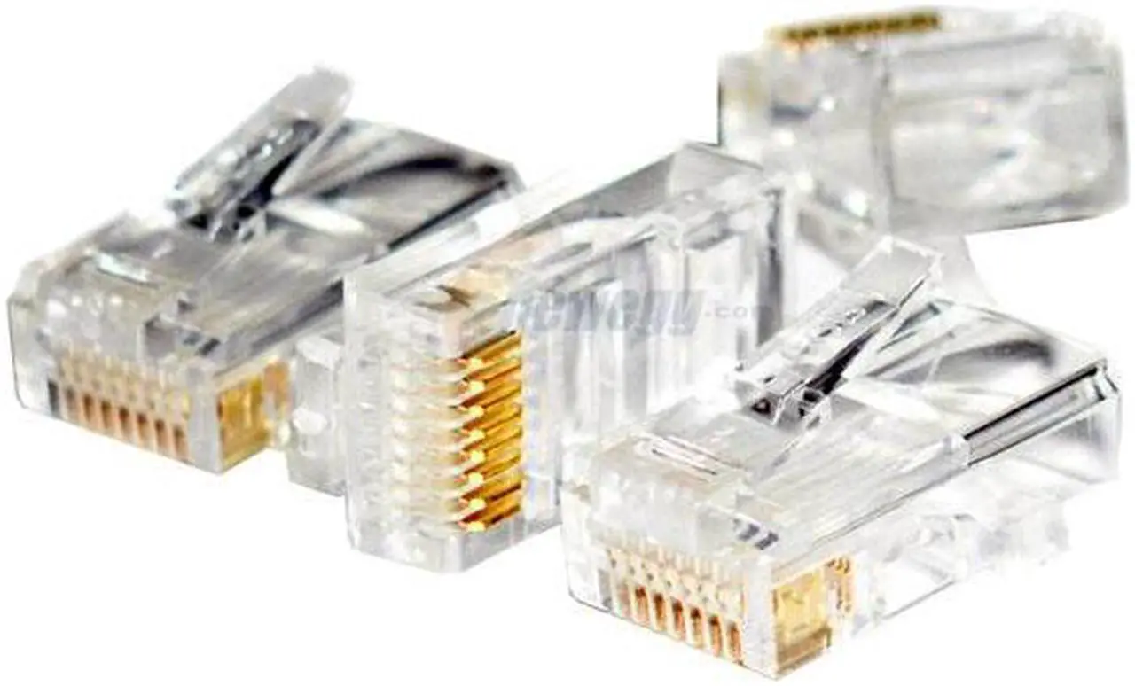 Main image of GENERIC 68PG-02C5RD-100 Cable Plugs for Cat 5 Solid Wire, 100-Pack - OEM