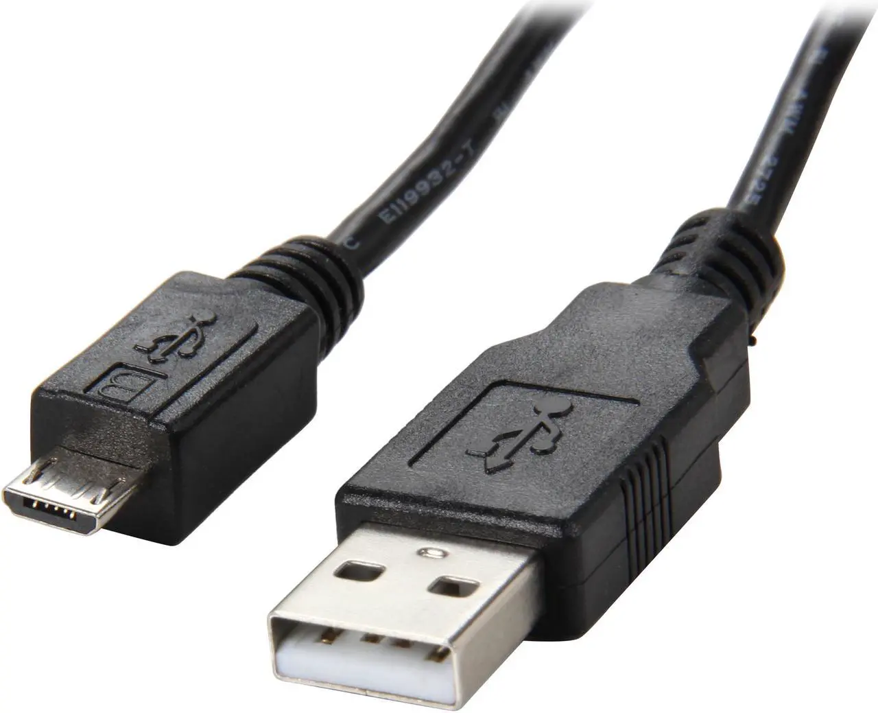 Main image of Rosewill 6.5-Foot USB 2.0 A Male to Micro USB B (5-Pin) Cable, Black (RC-6-USB-AM-MB-BK)