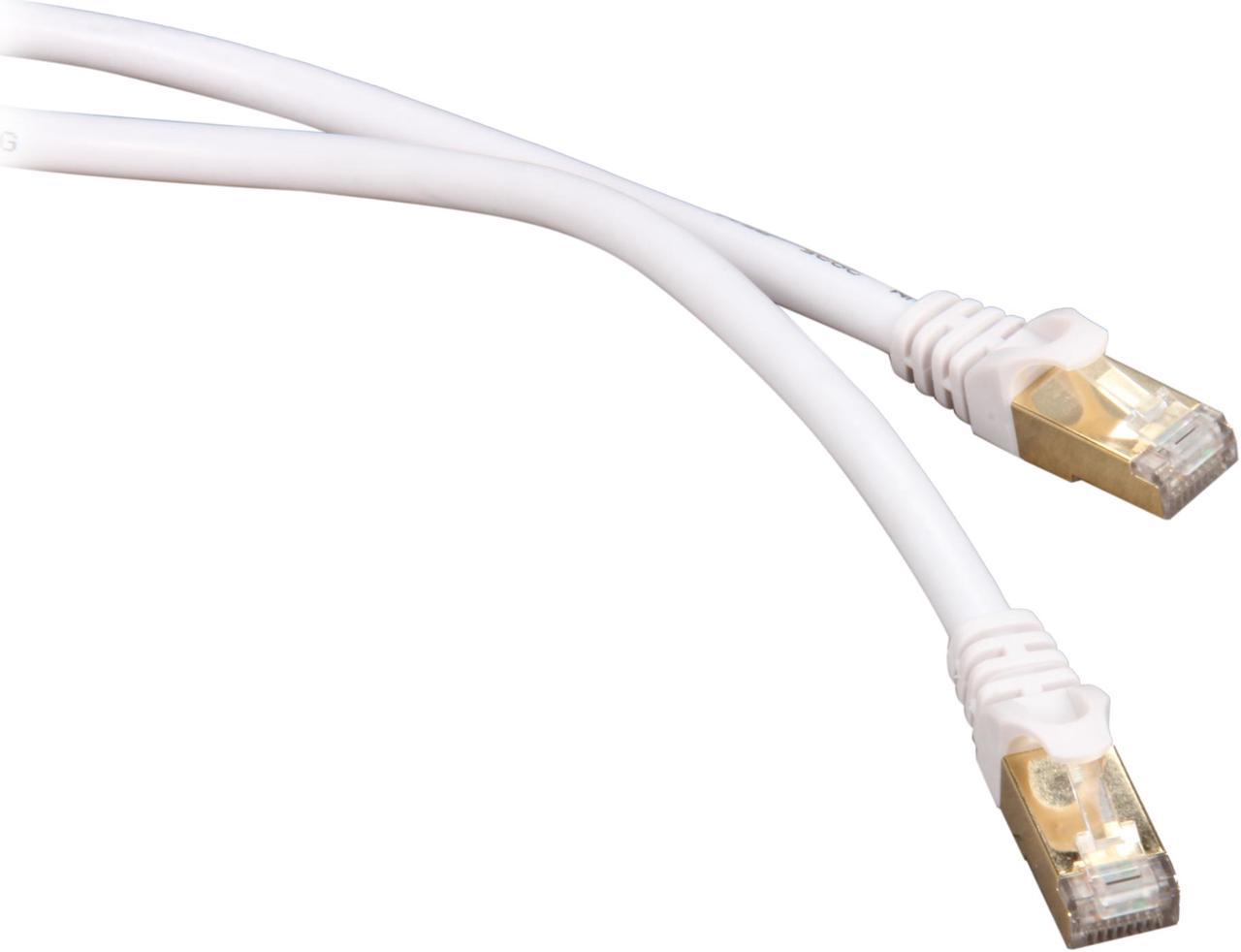 Rosewill RCNC-11064 100 ft. Cat 7 White Shielded Twisted Pair (S/STP) Networking Cable