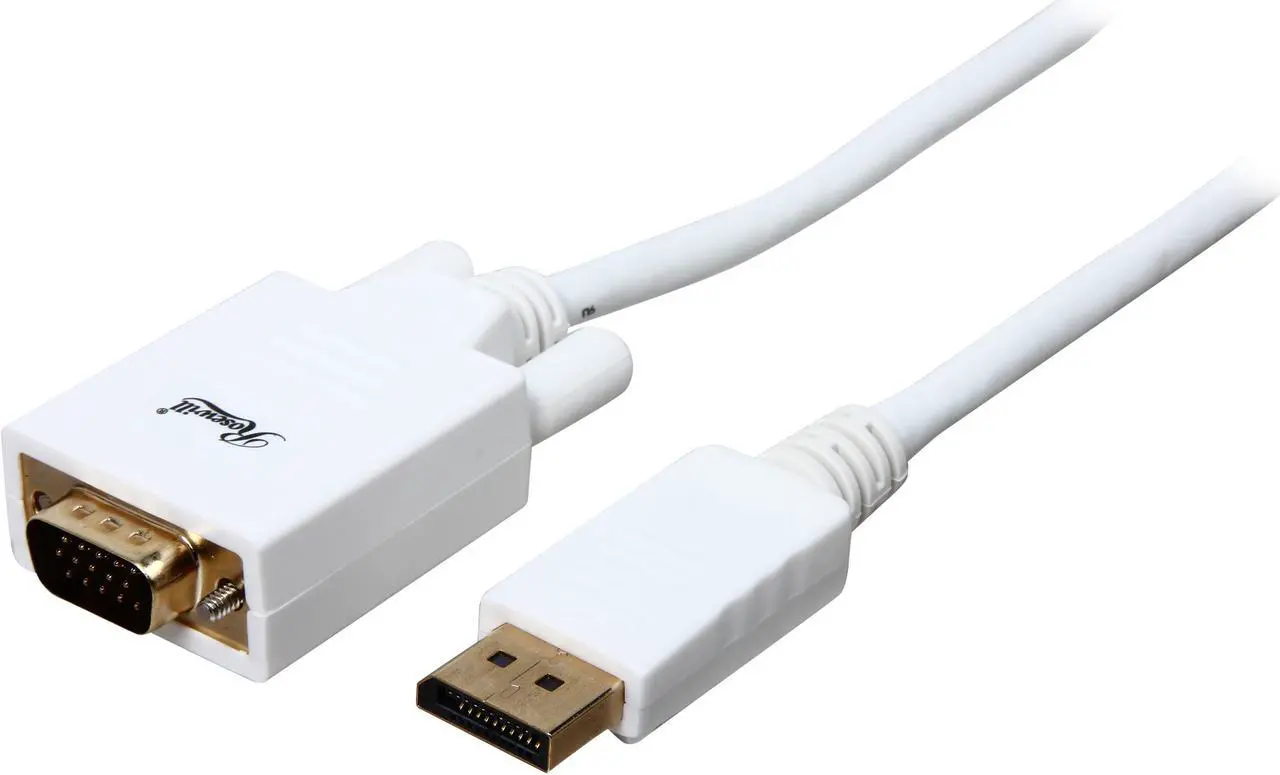 Main image of Rosewill RCDC-14013 - 3-Foot DisplayPort to VGA Cable - 28 AWG, Male to Male