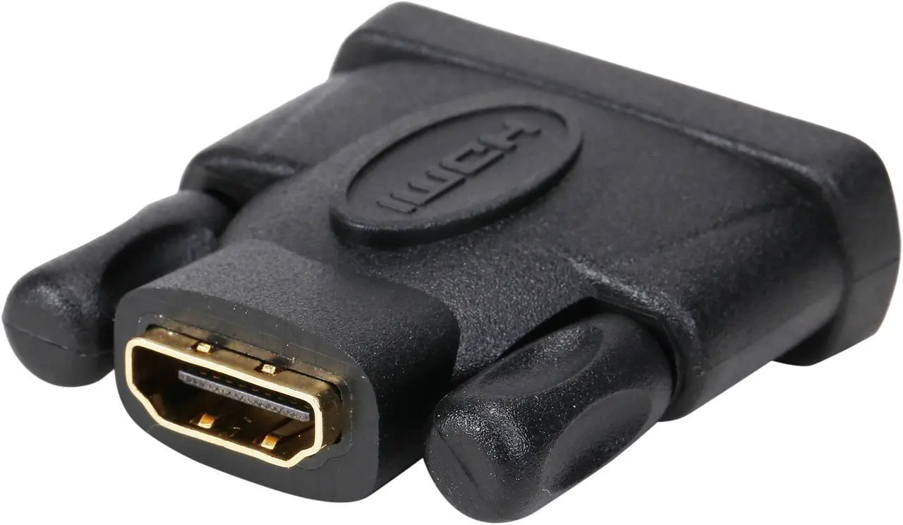 Alt view image 2 of 5 - Rosewill EA-AD-DVI2HDMI-MF Black Color Dual Link DVI-D (24+1) Male to HDMI Female Digital Video Adapter, Gold Plated