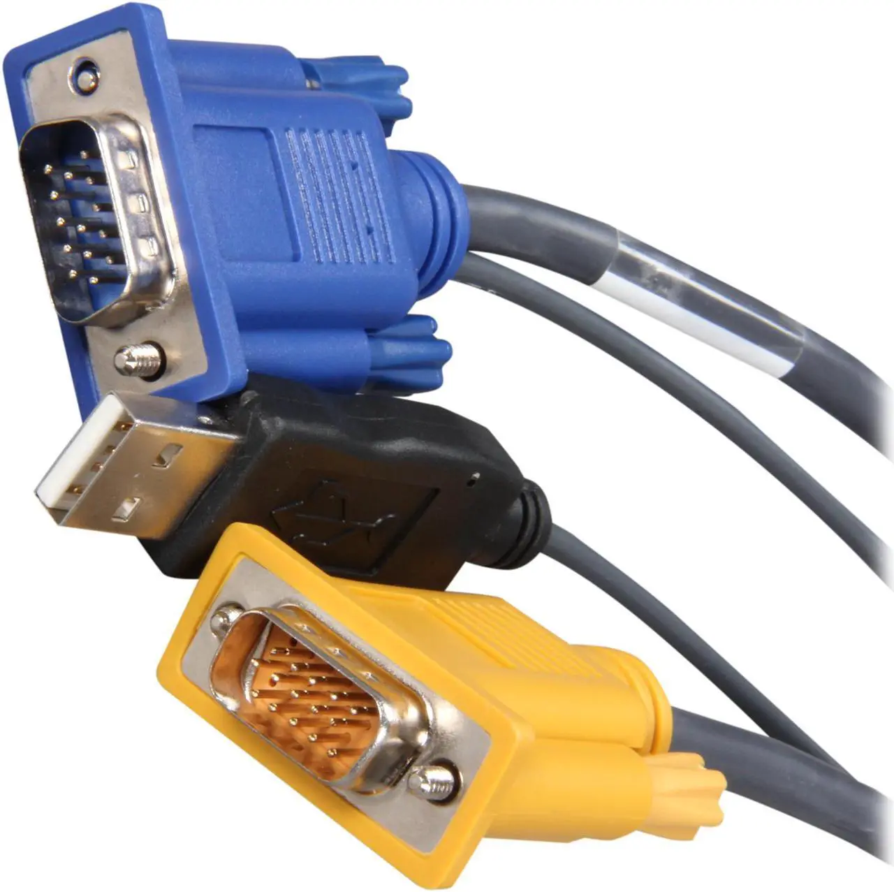 Main image of TRIPP LITE 10 ft. USB (2-in-1) KVM cable kit P776-010