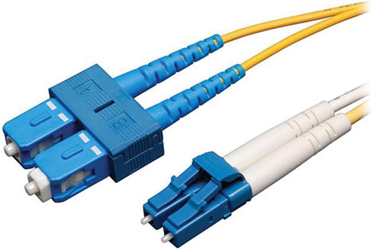 Tripp Lite Duplex Singlemode 8.3/125 Fiber Patch Cable (LC/SC), 3M (10-ft.)(N366-03M)