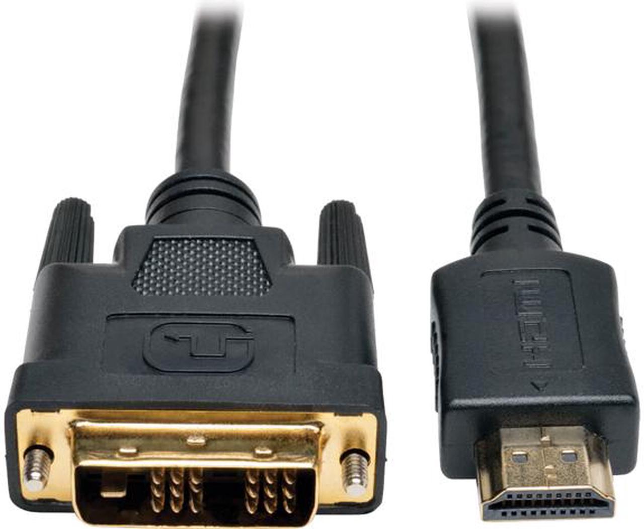 Tripp Lite HDMI to DVI Cable, Digital Monitor Adapter Cable (HDMI to DVI-D M/M), 1080P, 6-ft. (P566-006)