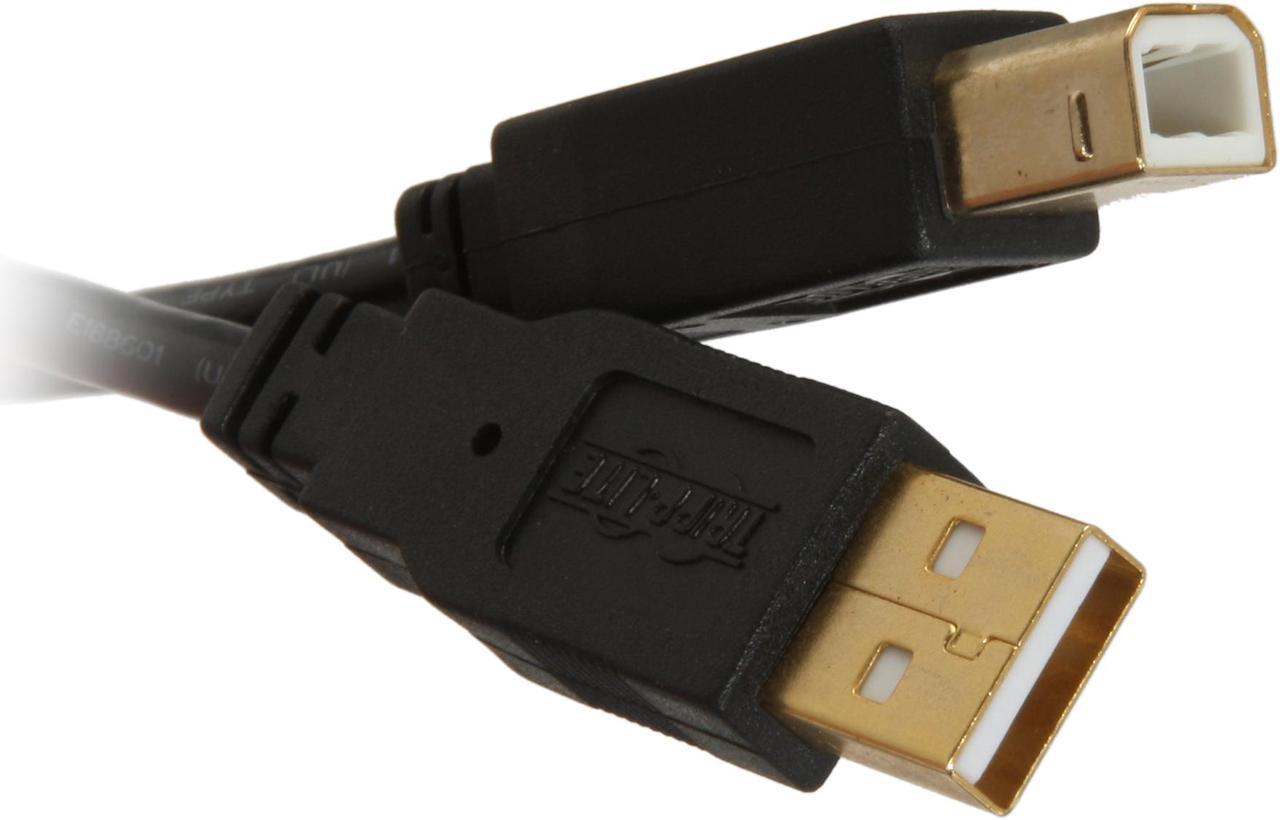 Tripp Lite U022-015 Black USB 2.0 Hi-Speed A/B Cable (M/M)