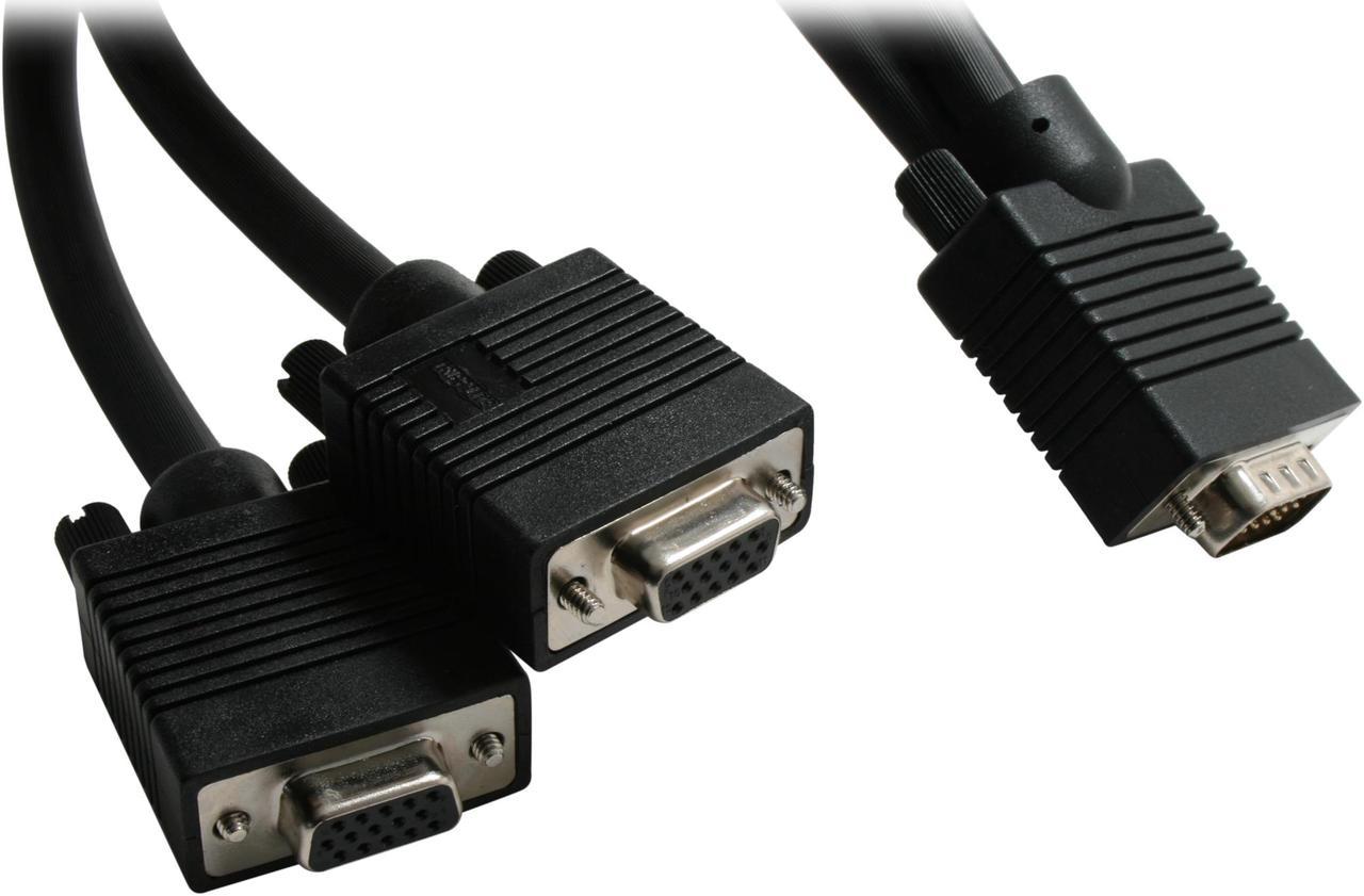 Tripp Lite P516-001 1 ft. VGA / XVGA Splitter Cable HD15M to 2 x HD15F