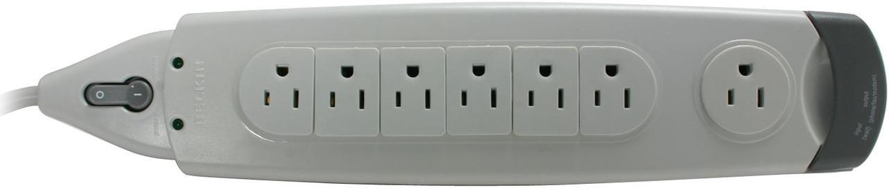 Alt view image 2 of 6 - BELKIN F9H710-06 6.0 Feet 7 Outlets 1045 Joules SurgeMaster Home Series