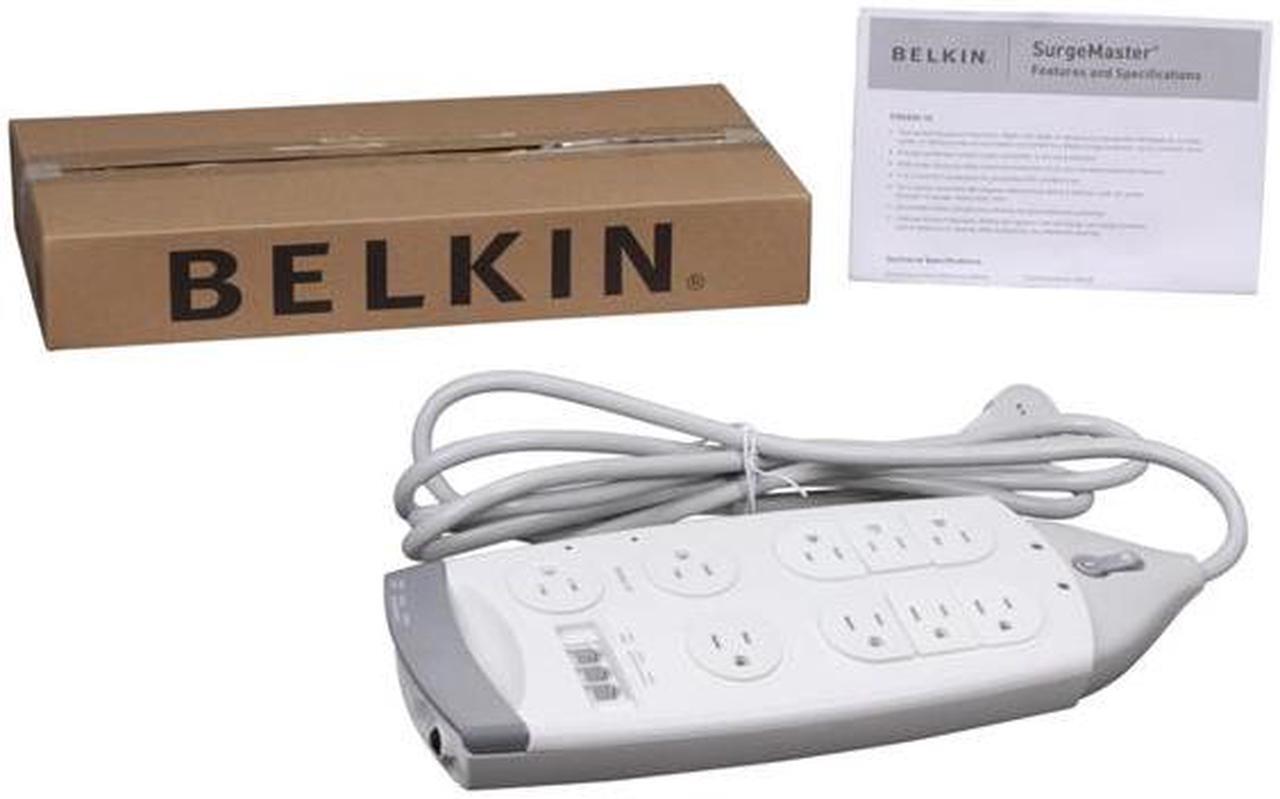 Alt view image 4 of 4 - BELKIN F9G930-10 10 ft. 9 Outlets 2950 joule Surge Protector