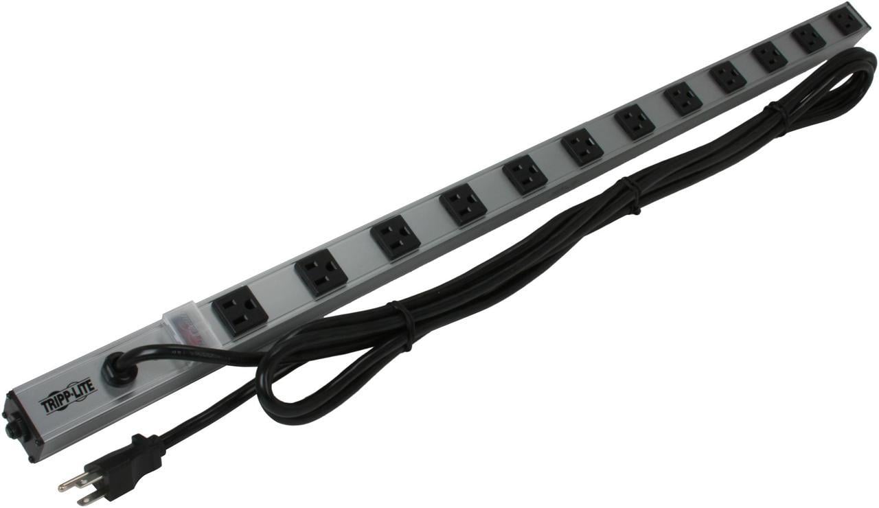 TRIPP LITE PS3612 12 Outlets Power Strip 120V Input Voltage 1800 W Maximum Power 15 ft. Cord Length