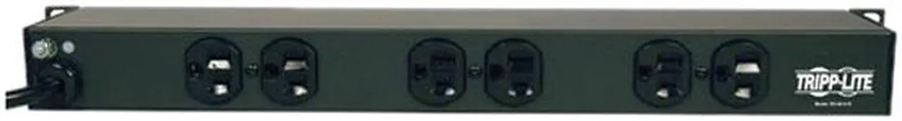 Alt view image 2 of 2 - TRIPP LITE RS-0615-R 6 Outlets Power Strip 120V Input Voltage 15 ft. Cord Length