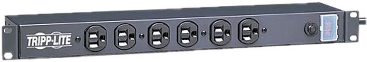 Tripp Lite 1U Rack-Mount Power Strip, 12-Outlets, 15 Ft. Cord (RS-1215)