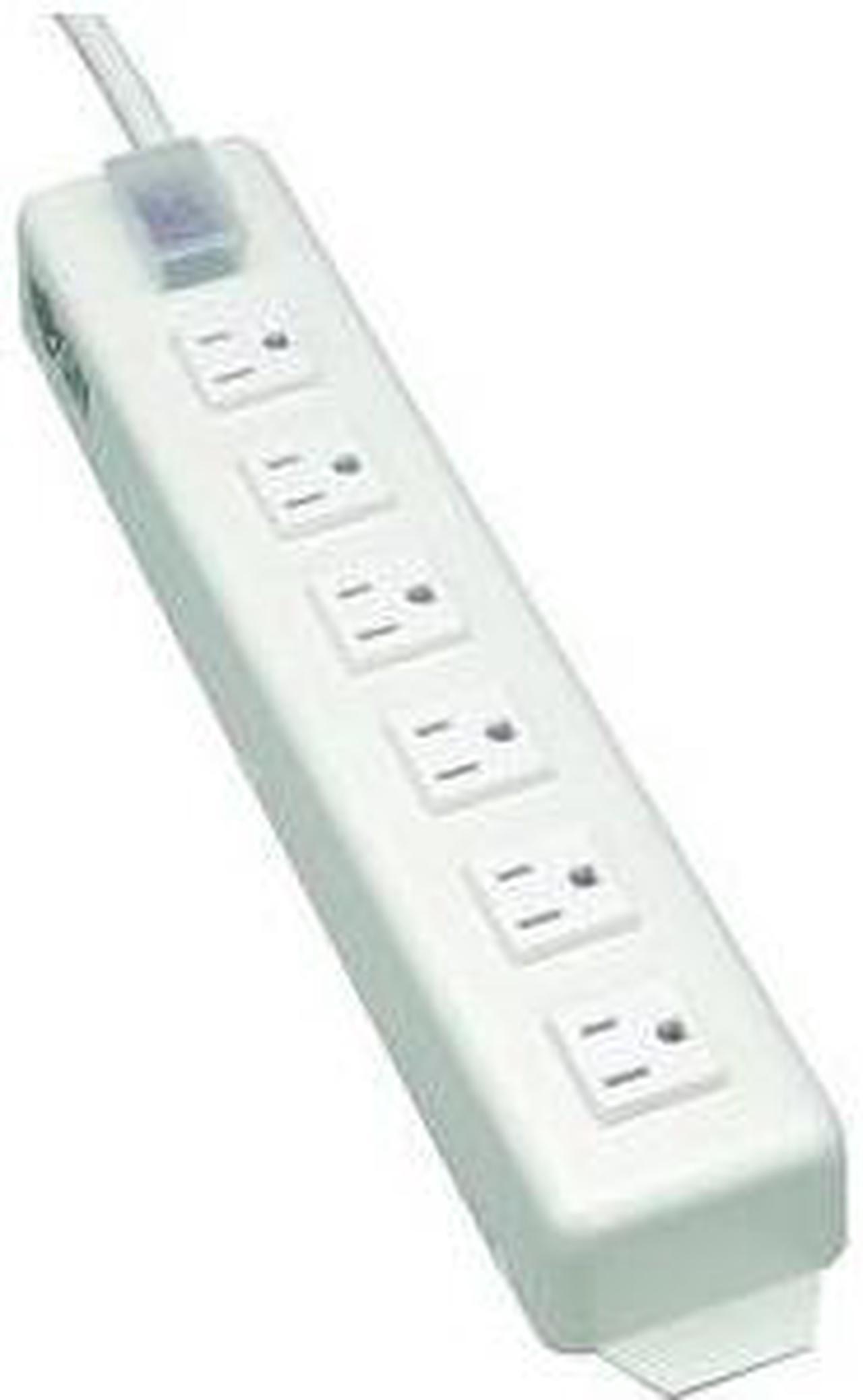 TRIPP LITE TLM615NCRA 6 Outlets Power Strip 120V Input Voltage 1800 W Maximum Power 15 ft. Cord Length