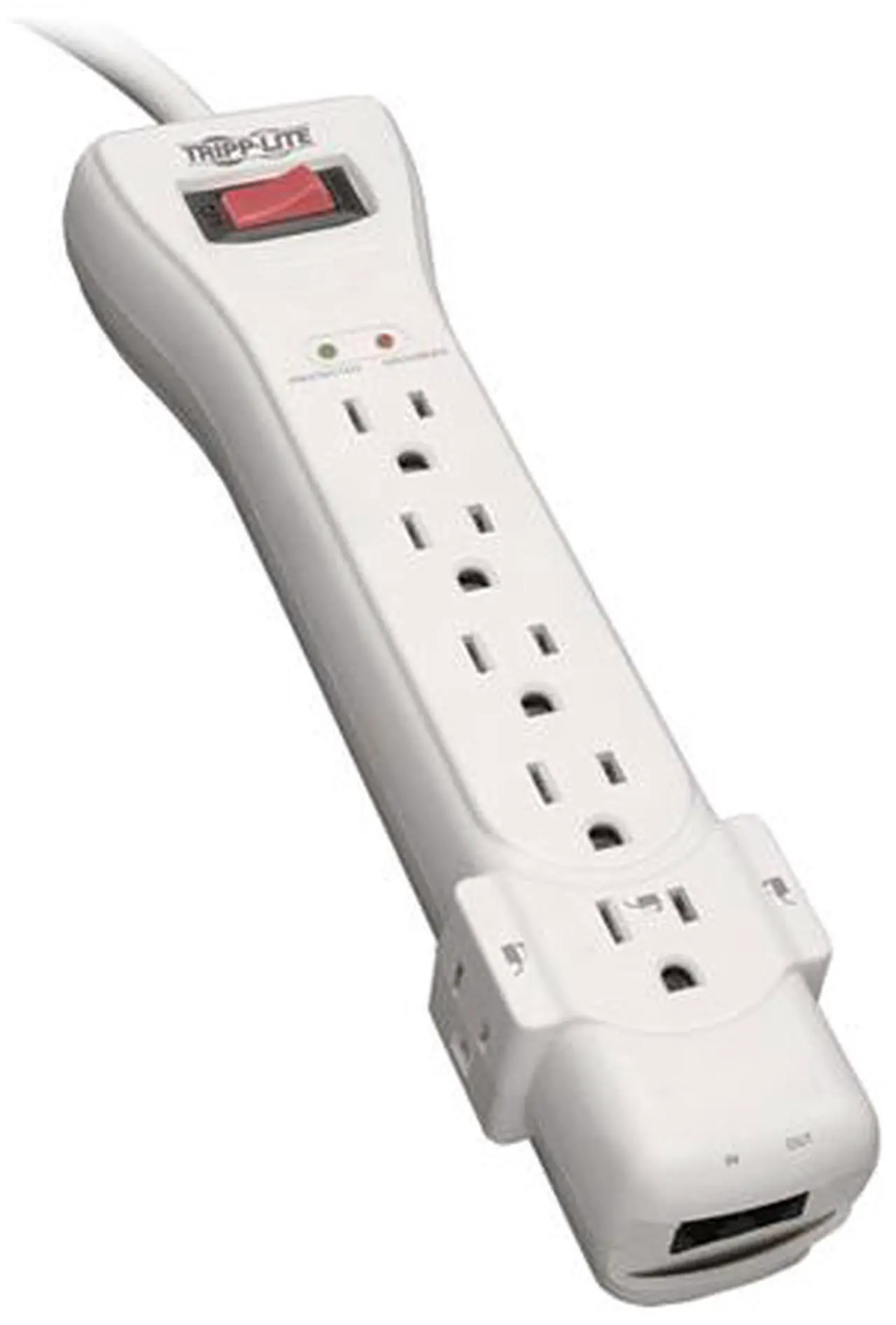 Alt view image 2 of 2 - TRIPP LITE SUPER7TEL 7 Feet 7 Outlets 2520 Joules Surge Suppressor