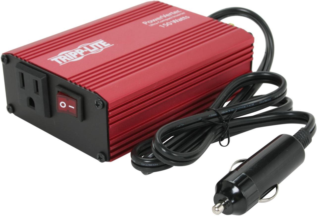 Tripp Lite 150 W Car Power Inverter with 1 Outlet, Auto Inverter, Ultra Compact (PV150)