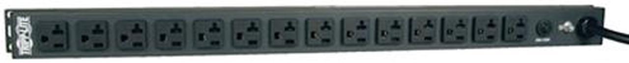 Main image of Tripp Lite Basic PDU, 20A, 14 Outlets (5-15/20R), 120V, L5-20P Input, 15 Feet Cord, 0U Vertical Rack-Mount Power (PDU1420T)