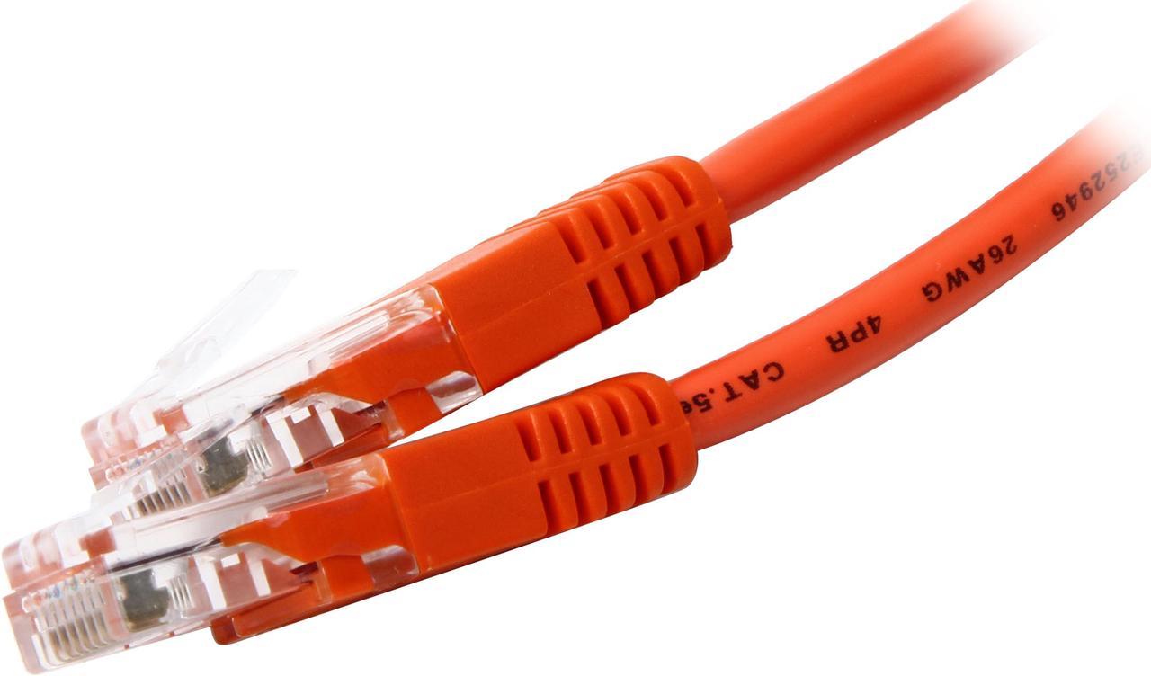 TRIPP LITE N002-014-OR 14 ft. Cat 5E Orange Cat5e 350MHz Molded Patch Cable