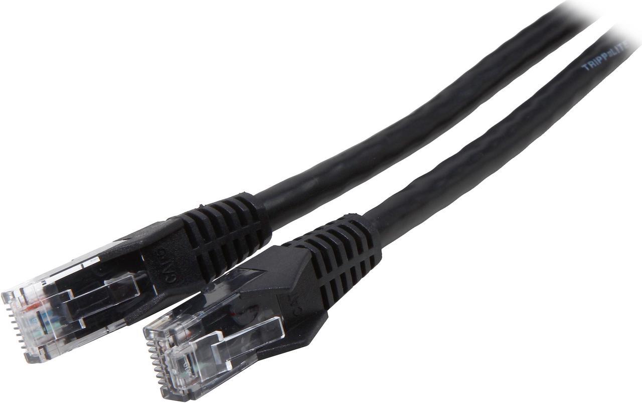 TRIPP LITE N201-010-BK 10 ft. Cat 6 Black Cat6 Gigabit Snagless Patch Cable