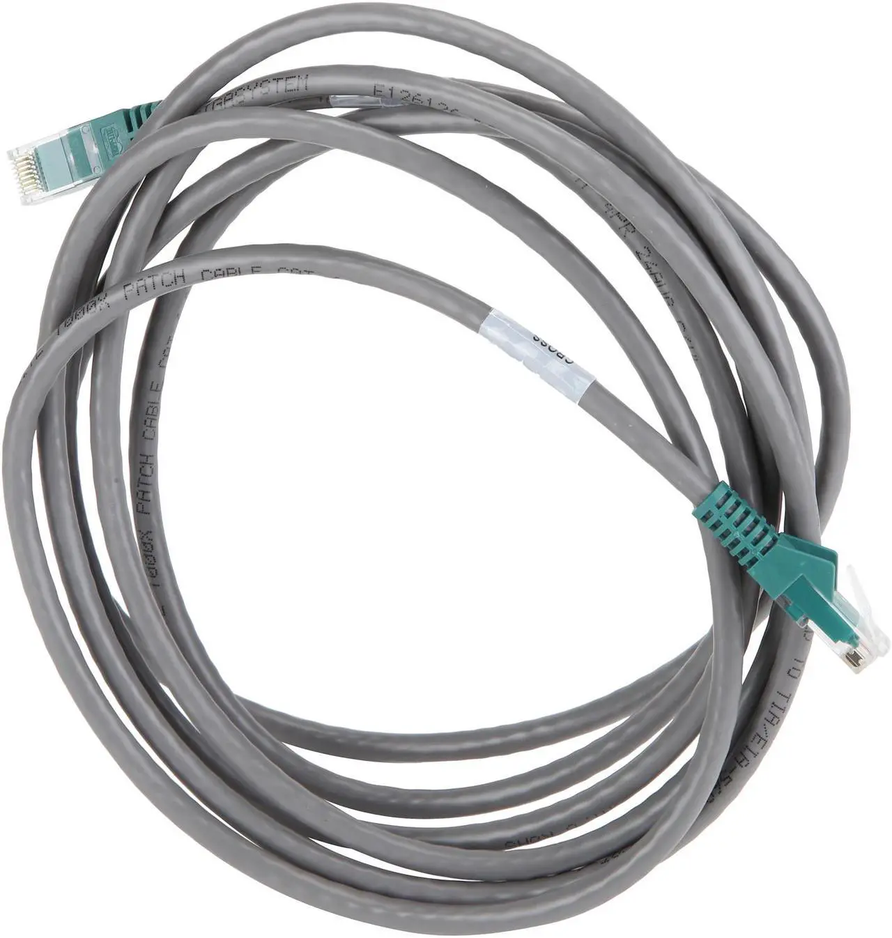 Alt view image 2 of 3 - TRIPP LITE N210-010-GY 10 ft. Cat 6 (Crossover) Gray Cat6 Gigabit Cross-over Molded Patch Cable