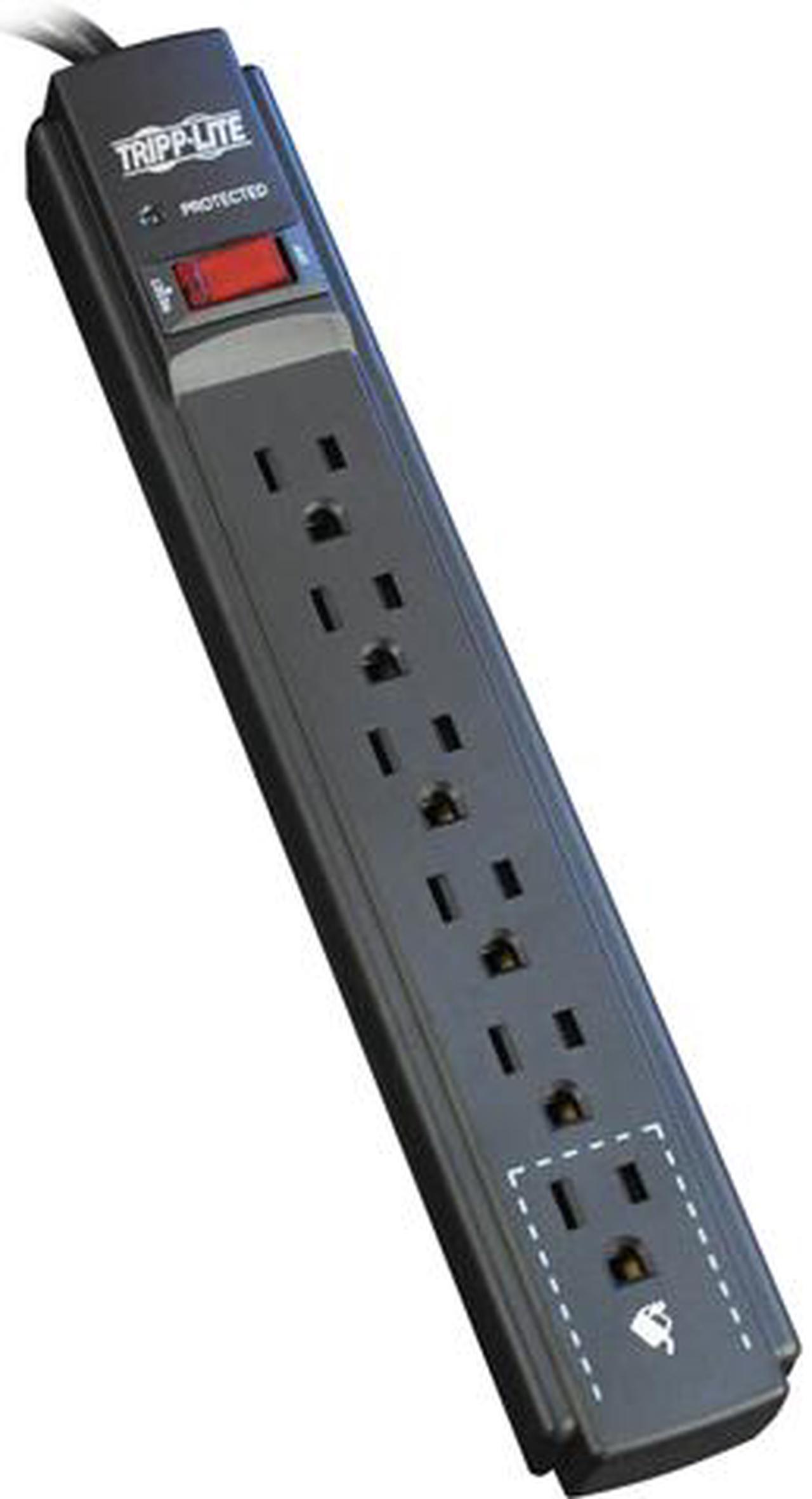 Tripp Lite TLP606B 6 Outlets 790 joules 6' Cord Black Protect It! Surge Suppressor