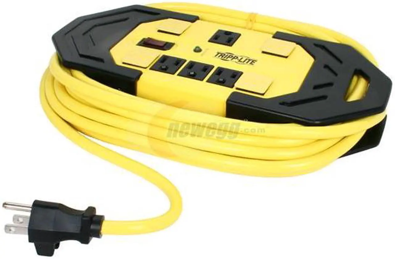 Alt view image 5 of 6 - Tripp Lite TLM825SA 8 Outlets 3900 Joules 25' Cord Safety Surge Suppressor with Metal Housing OSHA yellow