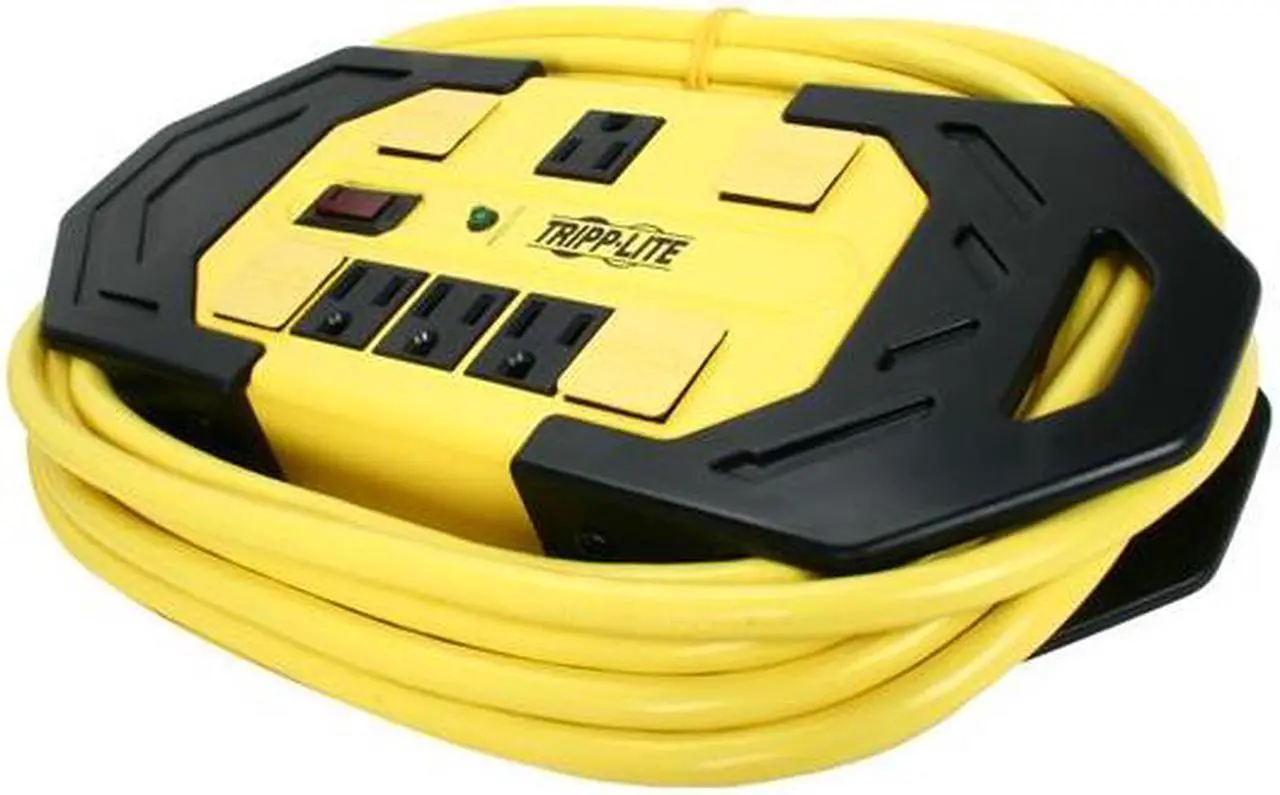 Main image of Tripp Lite TLM825SA 8 Outlets 3900 Joules 25' Cord Safety Surge Suppressor with Metal Housing OSHA yellow