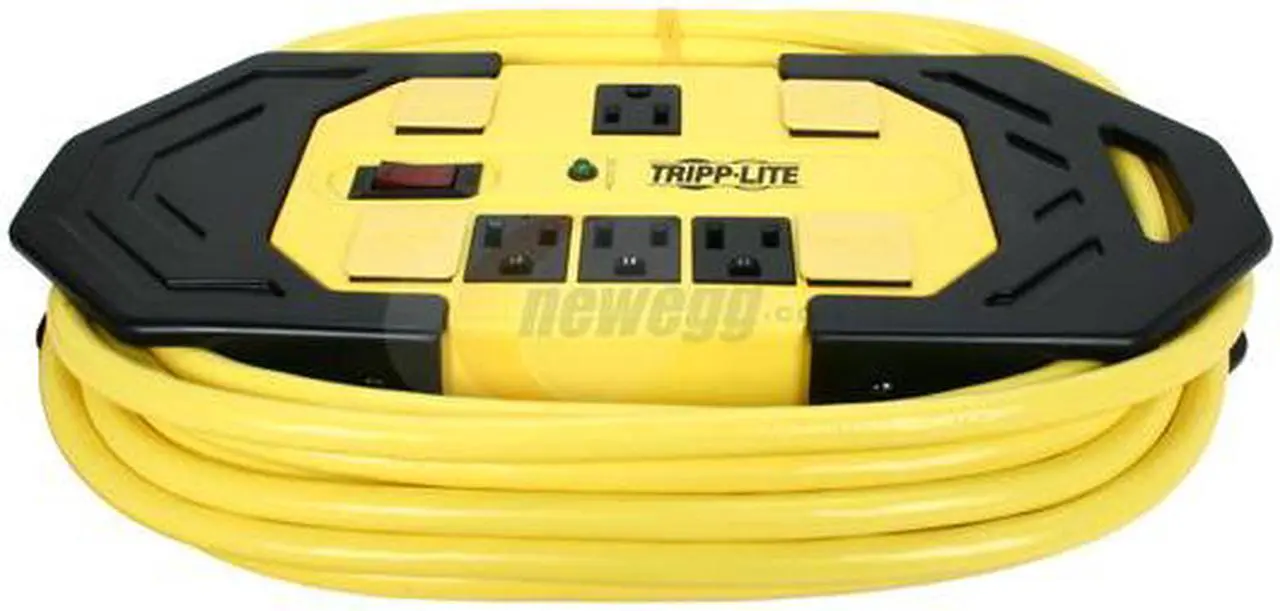Alt view image 2 of 6 - Tripp Lite TLM825SA 8 Outlets 3900 Joules 25' Cord Safety Surge Suppressor with Metal Housing OSHA yellow