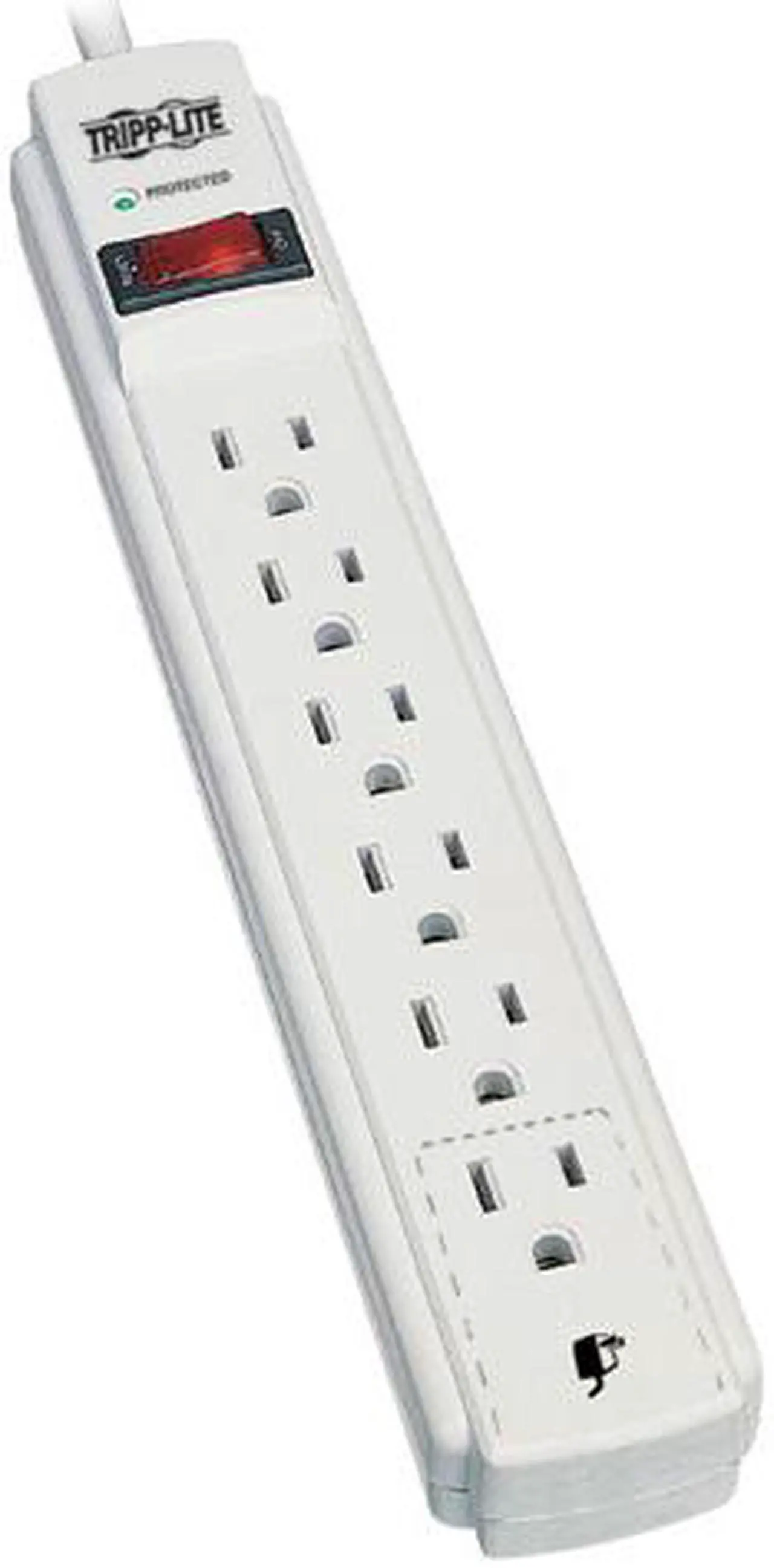 Main image of TRIPP LITE TLP606TAA 6 ft. 6 Outlets 790 joules Protect It! Surge Suppressor - TAA Compliant