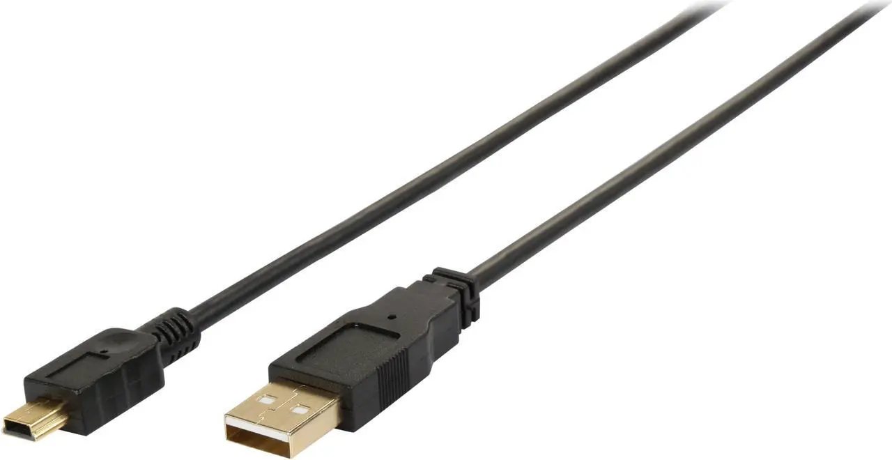 Main image of Tripp Lite U030-006 Black USB2.0 A to Mini-B Gold Device Cable