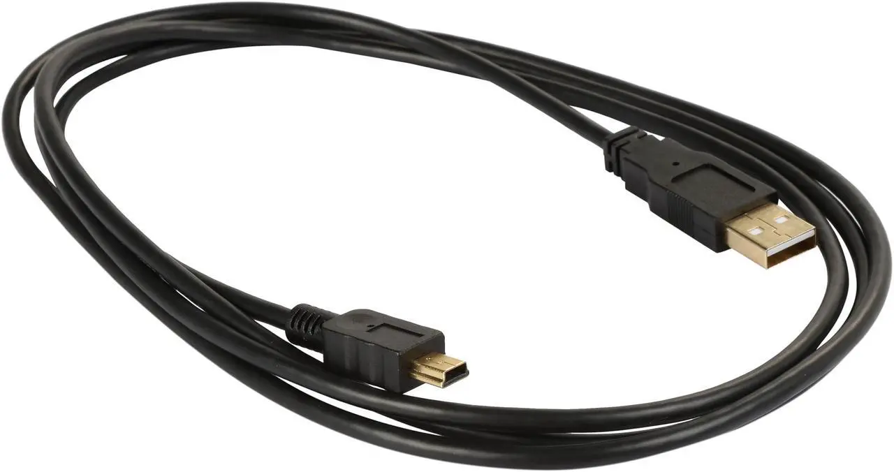 Alt view image 2 of 3 - Tripp Lite U030-006 Black USB2.0 A to Mini-B Gold Device Cable