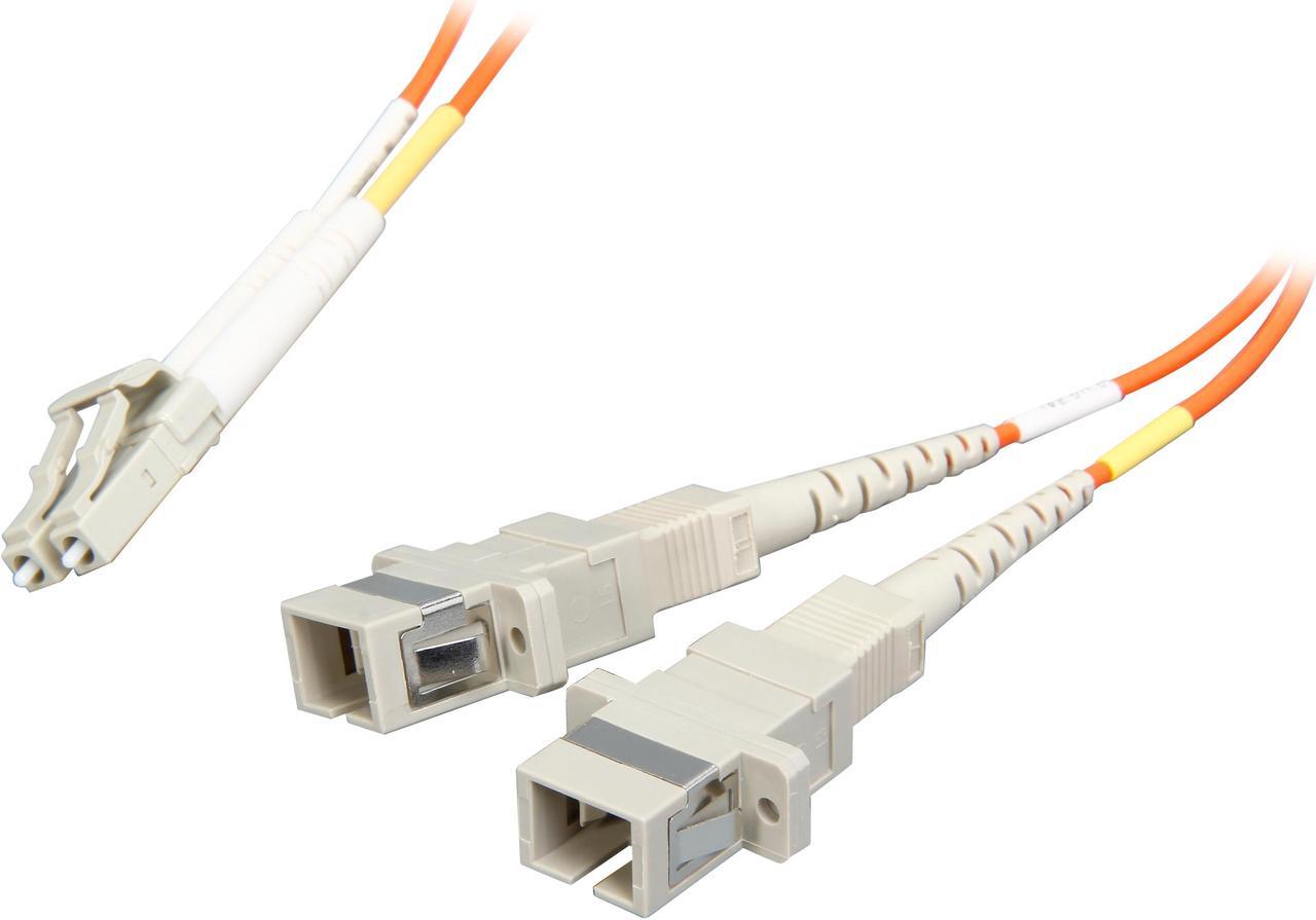 Main image of Tripp Lite N458-001-62 1 ft. 0.3M (1-ft.) Duplex MMF 62.5/125 Adapter (LC-Male/SC-Female) Male to Female