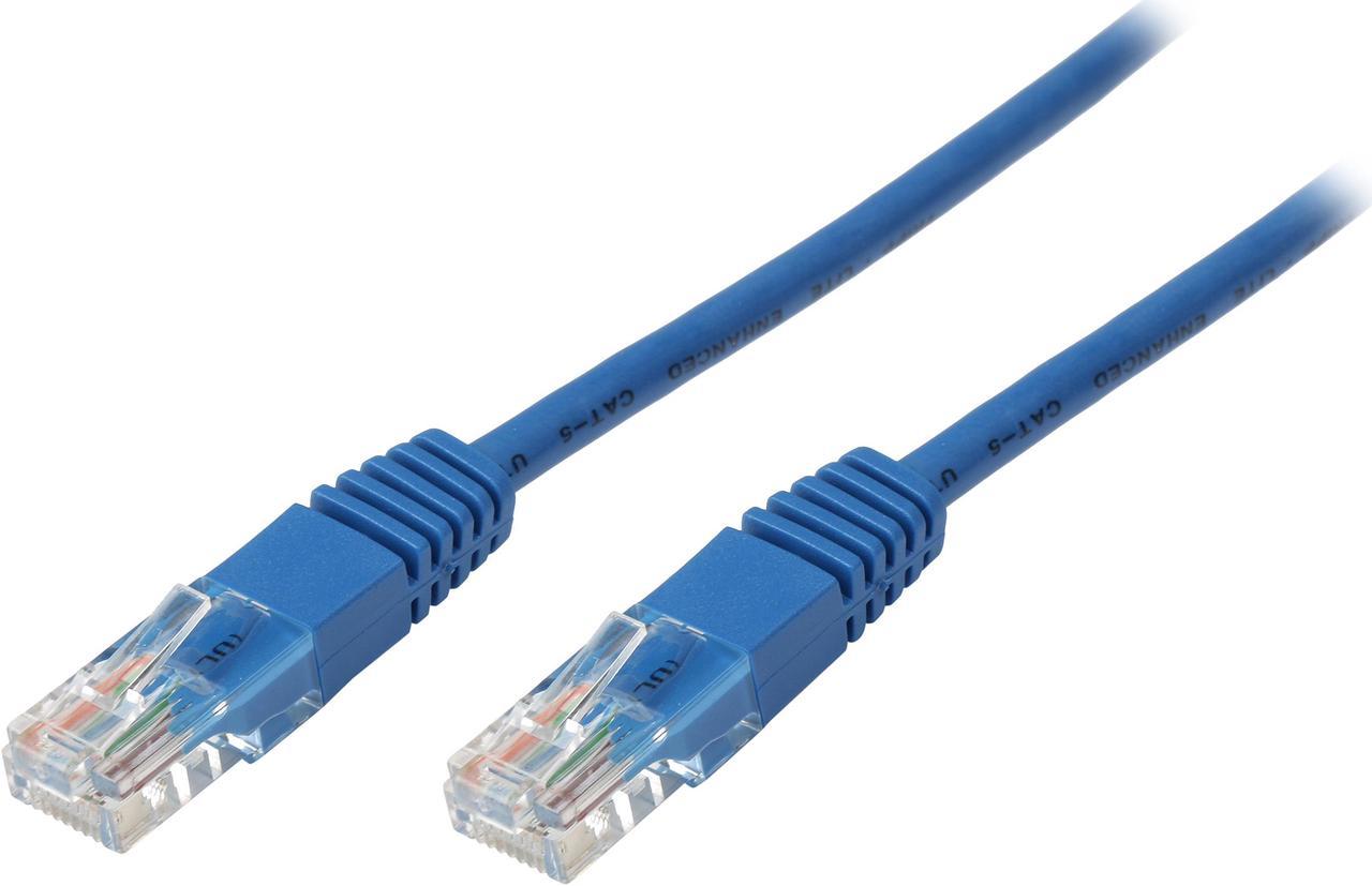 TRIPP LITE N002-015-BL 15 ft. Cat 5E Blue Cat5e 350MHz Molded Cable