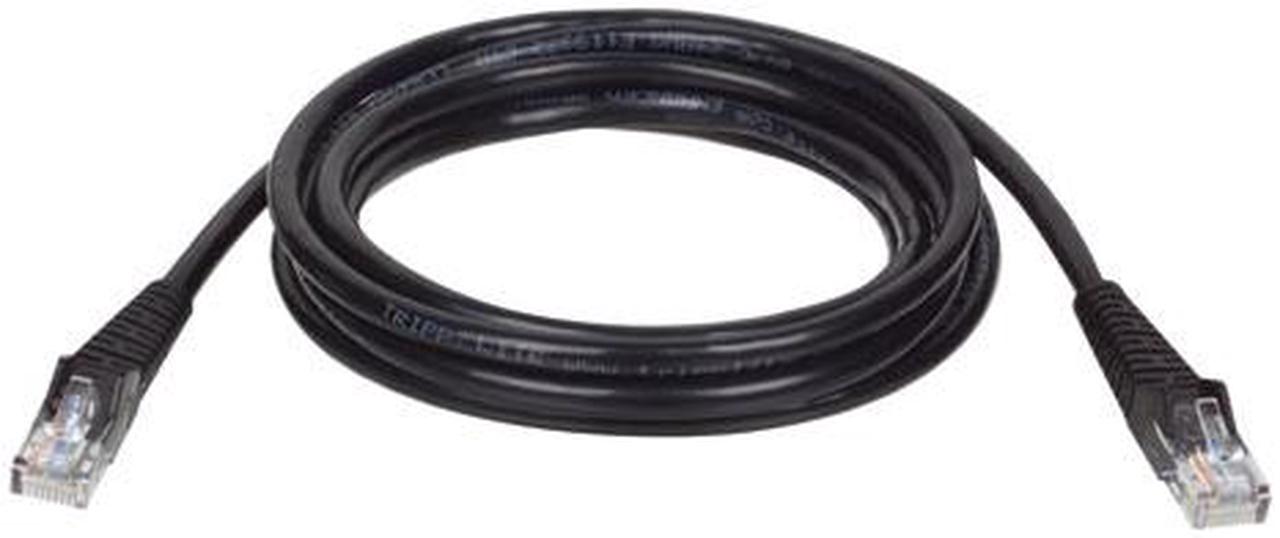 Main image of TRIPP LITE N001-030-BK 30 ft. Cat 5E Black 350MHz Snagless Molded Cable